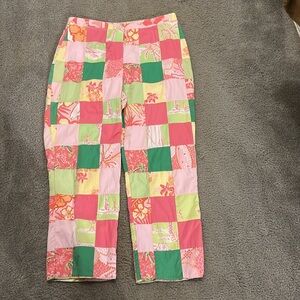Lilly Pulitzer Multicolor Patchwork Pants